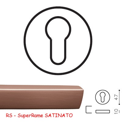 BOCCHETTA V YALE SuperRame SATINATO