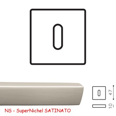 BOCCHETTA Q PATENT SuperNichel SATINATO