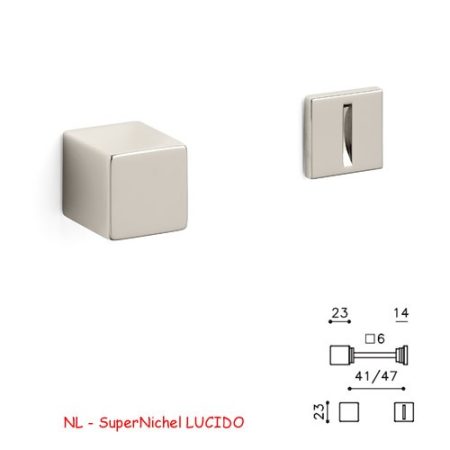 CHIAVISTELLO CUBO S SuperNichel LUCIDO