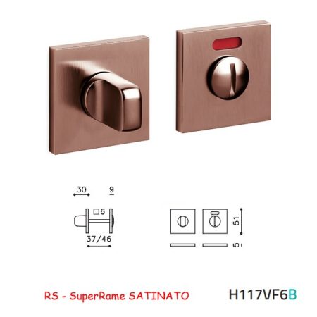 CHIAVISTELLO VERONA QB F SuperRame SATINATO