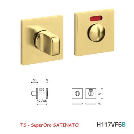 CHIAVISTELLO VERONA QB F SuperOro SATINATO