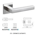 MANIGLIA ABC CROMO SATINATO