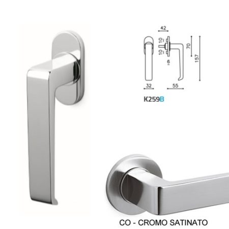 DK MILANO CROMO SATINATO