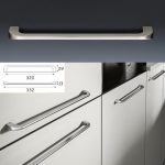 MANIGLIA CLIP 320 CROMATO OPACO
