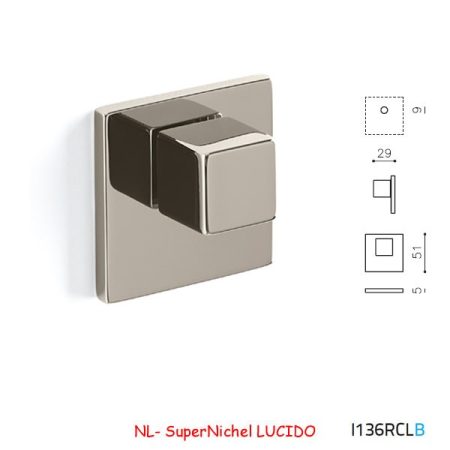 MEZZO CHIAVISTELLO CUBO B RCL SuperNichel LUCIDO