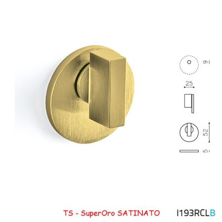MEZZO CHIAVISTELLO SPACE B RCL SuperOro SATINATO