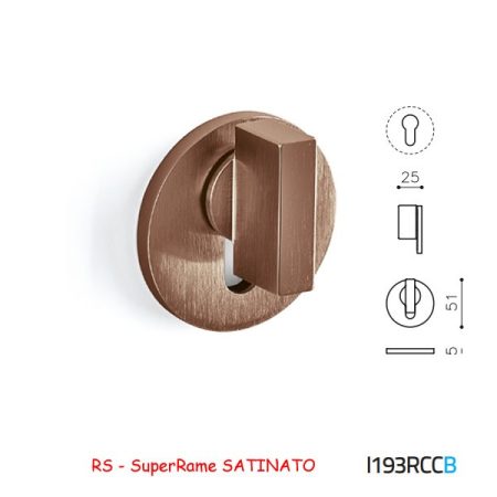 MEZZO CHIAVISTELLO SPACE B RCC SuperRame SATINATO