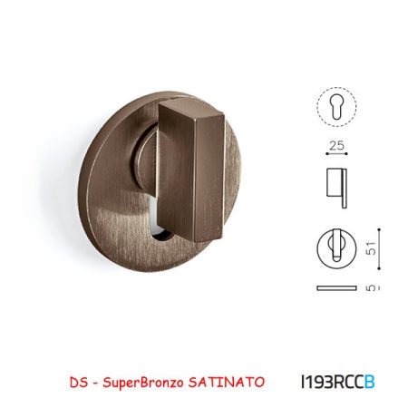 MEZZO CHIAVISTELLO SPACE B RCC SuperBronzo SATINATO