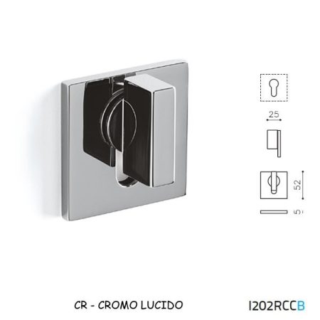 MEZZO CHIAVISTELLO SPACE QB RCC CROMO LUCIDO