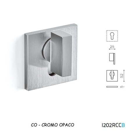 MEZZO CHIAVISTELLO SPACE QB RCC CROMO SATINATO