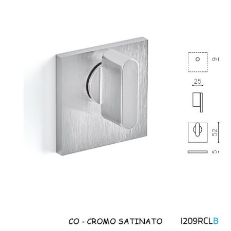 MEZZO CHIAVISTELLO LINK QB RCL CROMO SATINATO