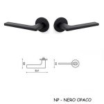 1/2 MANIGLIA LOTUS NERO OPACO