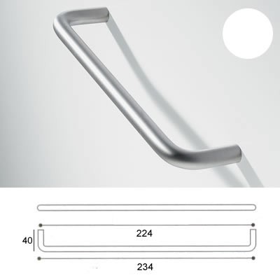 MANIGLIA 871/C BIANCO