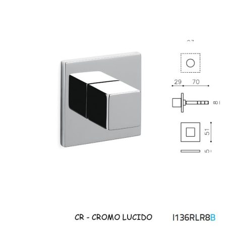 LIMITATORE CUBO B RLR CROMO LUCIDO