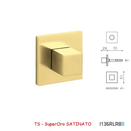 LIMITATORE CUBO B RLR SuperOro SATINATO