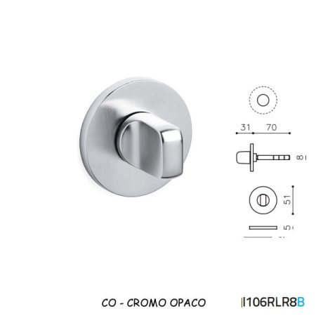 LIMITATORE VERONA VB RLR CROMO SATINATO
