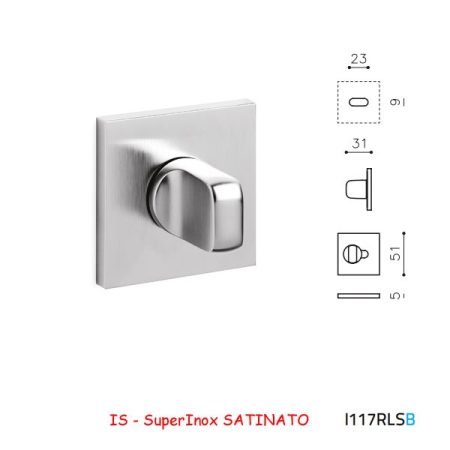 LIMITATORE VERONA QB RLS SuperInox SATINATO