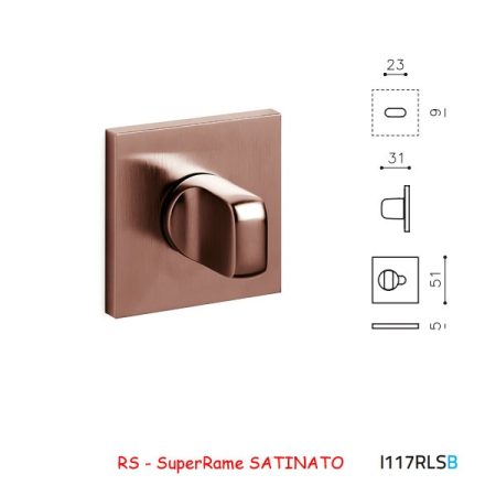 LIMITATORE VERONA QB RLS SuperRame SATINATO