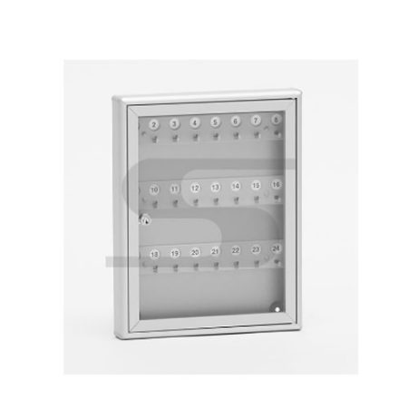 BACHECA PORTA CHIAVI 24P ARGENTO