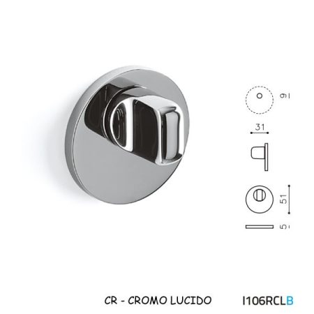 MEZZO CHIAVISTELLO VERONA B RCL CROMO LUCIDO