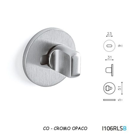 LIMITATORE VERONA B RLS CROMO SATINATO