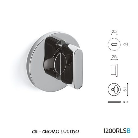 LIMITATORE LINK B RLS CROMO LUCIDO