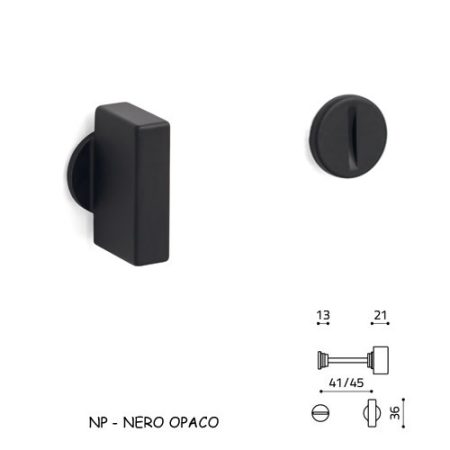 CHIAVISTELLO SPACE S NERO OPACO