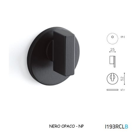 MEZZO CHIAVISTELLO SPACE B RCL NERO OPACO