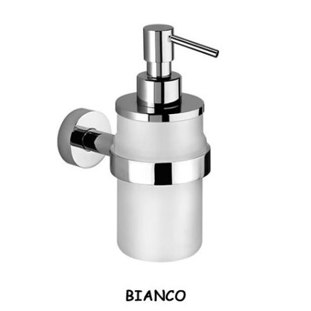 PORTA SAPONE LIQUIDO BIANCO OPACO