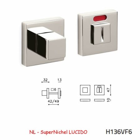 CHIAVISTELLO CUBO Q L/O SuperNichel LUCIDO