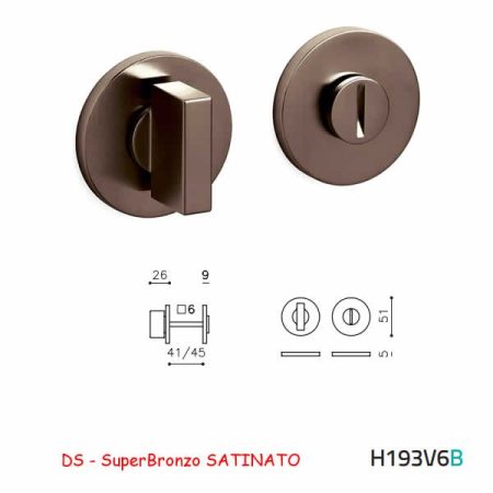 CHIAVISTELLO SPACE TB SuperBronzo SATINATO