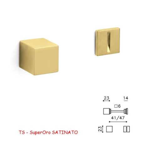 CHIAVISTELLO CUBO S SuperOro SATINATO