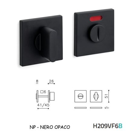 CHIAVISTELLO LINK QB L/O NERO OPACO