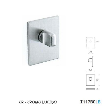 CHIAVISTELLO VERONA Q BCL CROMO LUCIDO