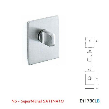 CHIAVISTELLO VERONA Q BCL SuperNichel SATINATO