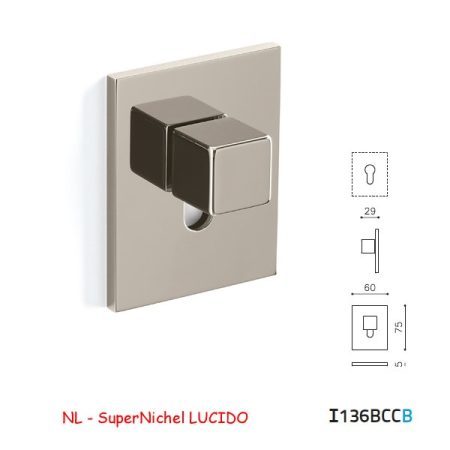 CHIAVISTELLO CUBO BCC SuperNichel LUCIDO