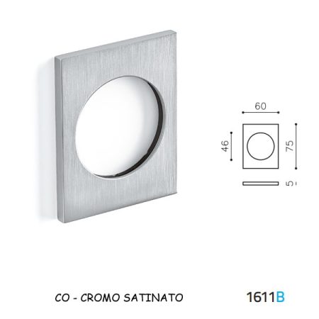 PLACCA DEFENDER F46 CROMO SATINATO