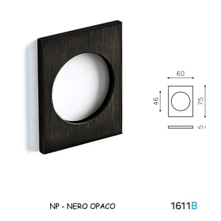 PLACCA DEFENDER F46 NERO OPACO