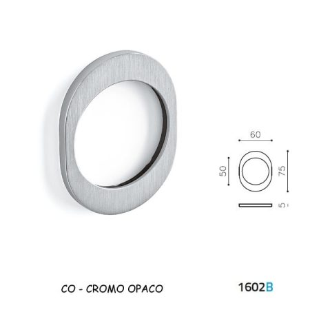 PLACCA DEFENDER F50 CROMO SATINATO