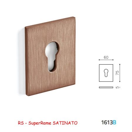 BOCCHETTA RETT. YALE 1613B SuperRame SATINATO