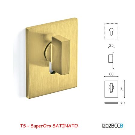 CHIAVISTELLO SPACE Q BCC SuperOro SATINATO