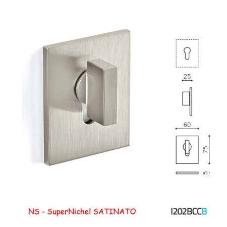 CHIAVISTELLO SPACE BCC SuperNichel SATINATO