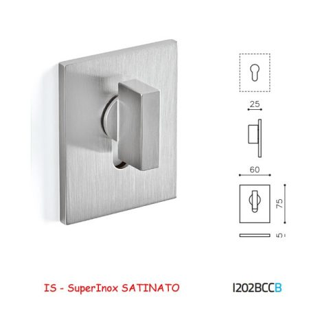 CHIAVISTELLO SPACE BCC SuperInox SATINATO
