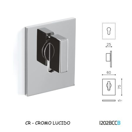 CHIAVISTELLO SPACE BCC CROMO LUCIDO