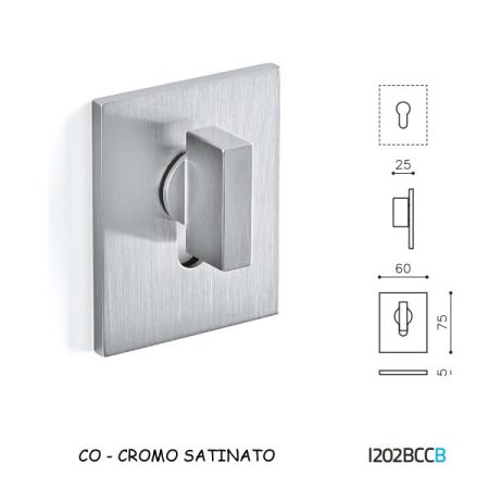 CHIAVISTELLO SPACE BCC CROMO SATINATO