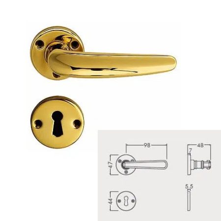 MANIGLIA CORNO SCANALATO RB