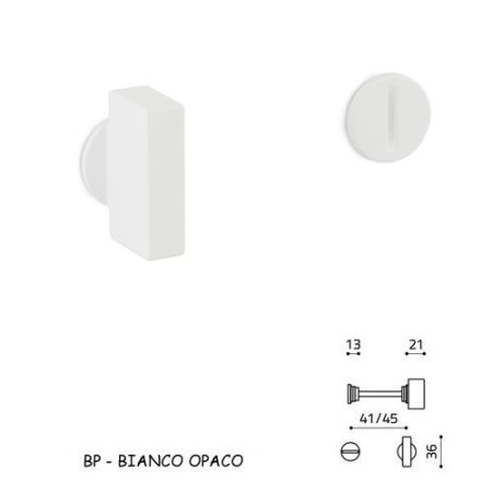CHIAVISTELLO SPACE S BIANCO OPACO
