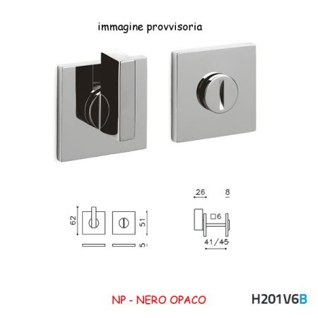CHIAVISTELLO SPACE QB ADA NERO OPACO