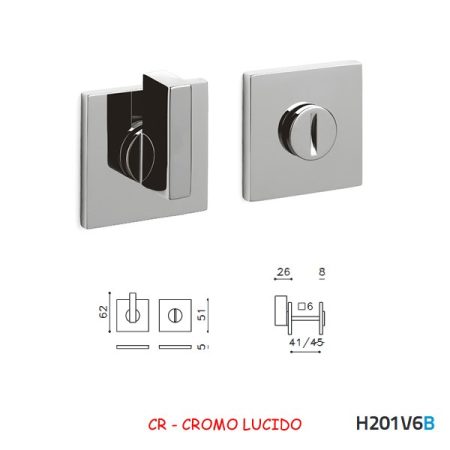CHIAVISTELLO SPACE QB ADA CROMO LUCIDO