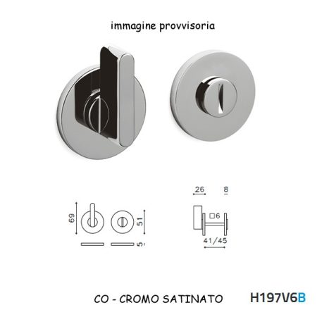 CHIAVISTELLO LINK B ADA CROMO SATINATO